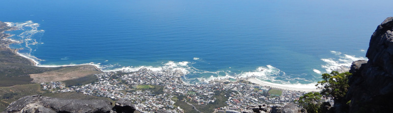 Vista de la Costa Oeste desde la Table Mountain