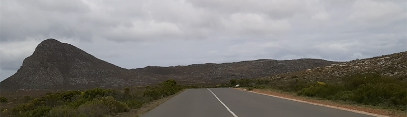 Driving through Cape of Good Hope