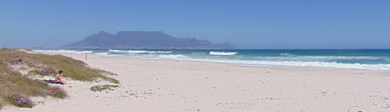 View of Table Mountain from Blaauwberg Natural Reserve