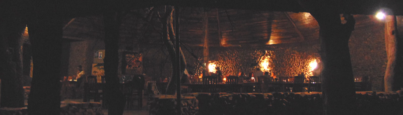 Restaurante en el campamento Ndlovu