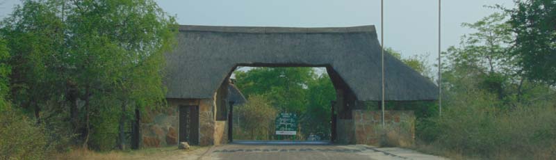 Skukuza Camp's gate
